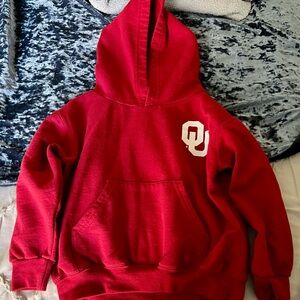 Champion University of Oklahoma Youth Pullover Hoodie Size CS (4-5)